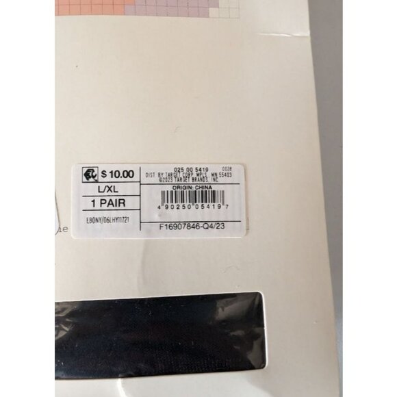 A New Day Women's Polka Dot Sheer Tights Black Size L/XL - Picture 5 of 6